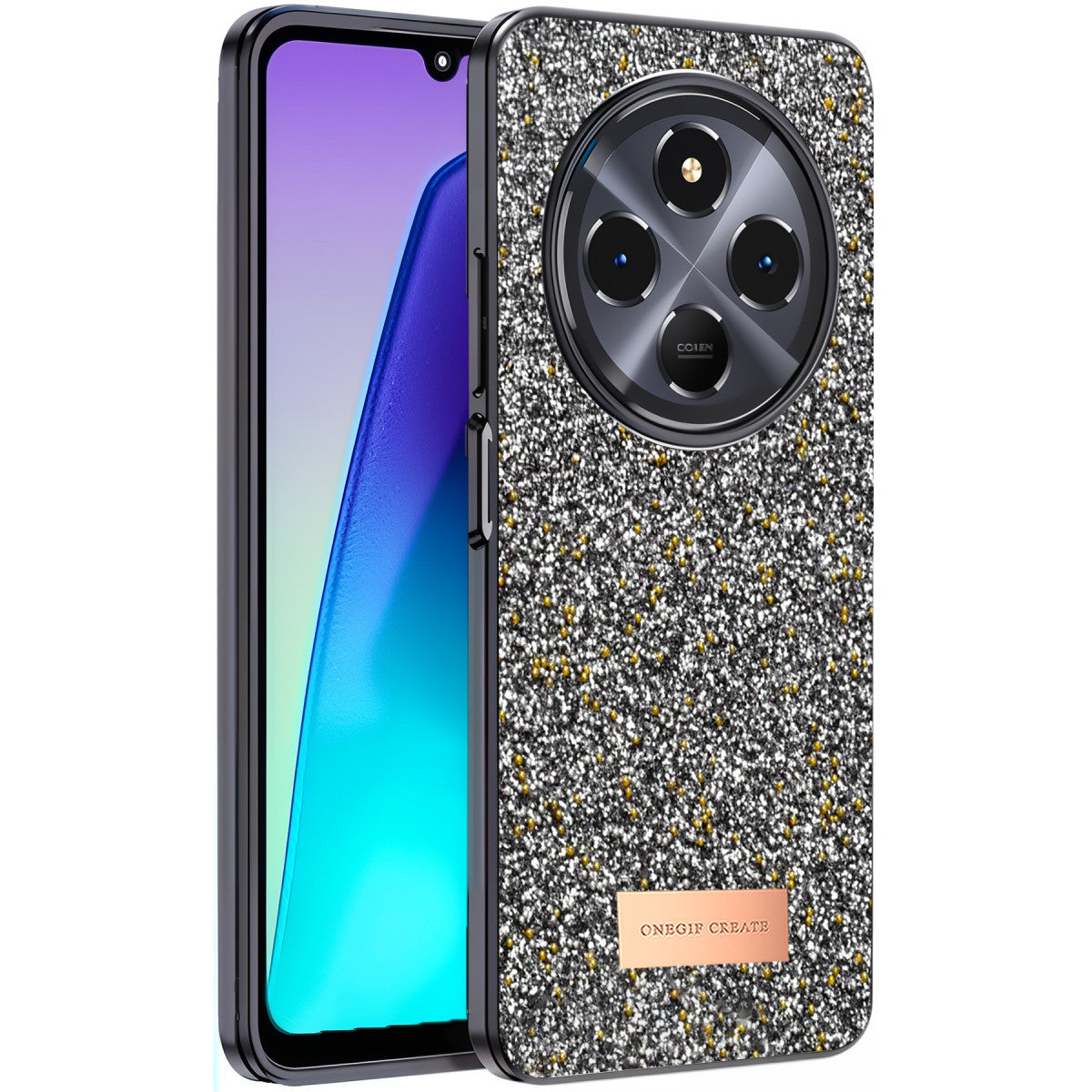 Onegif Xiaomi Redmi 14C Bright Simli Kapak