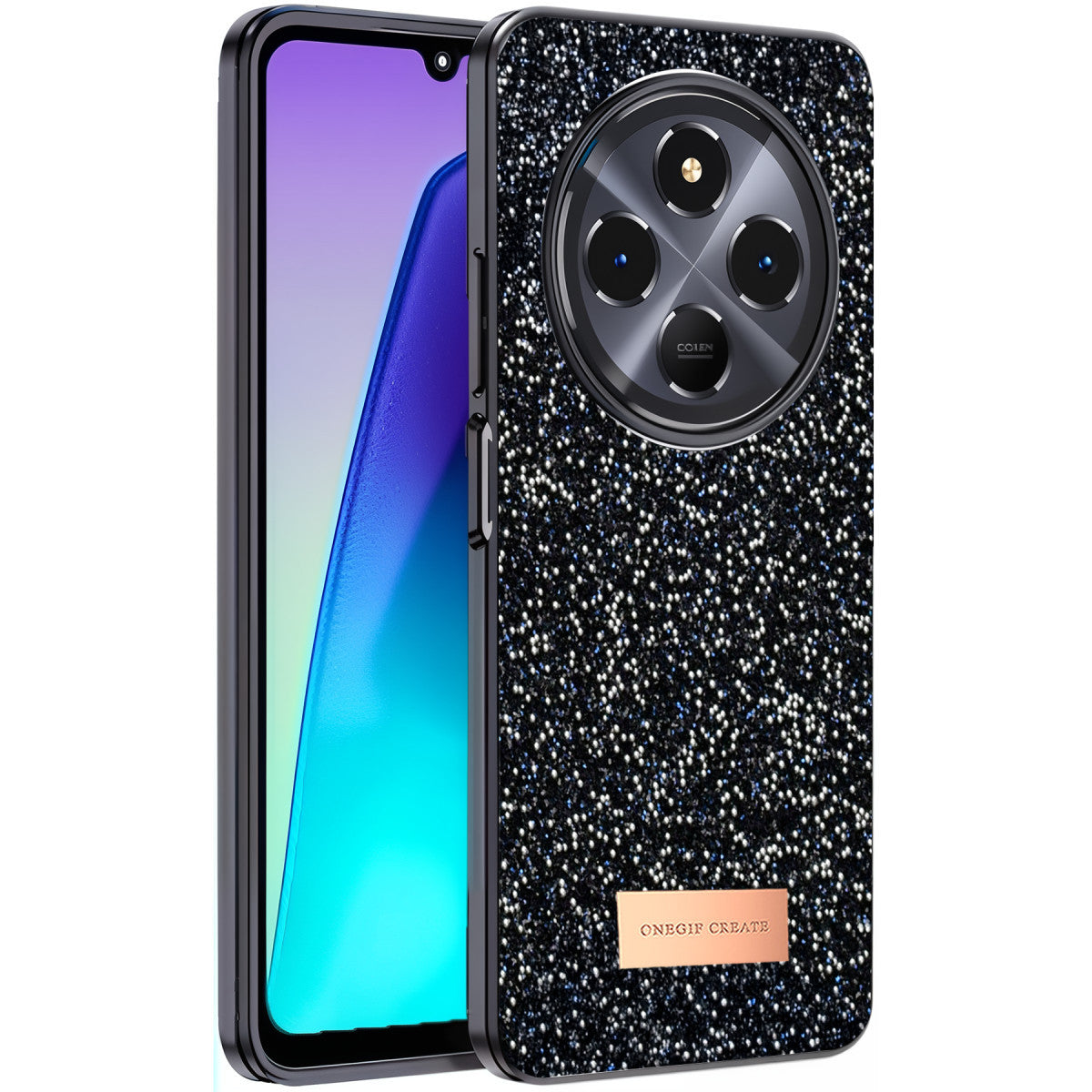 Onegif Xiaomi Redmi 14C Bright Simli Kapak