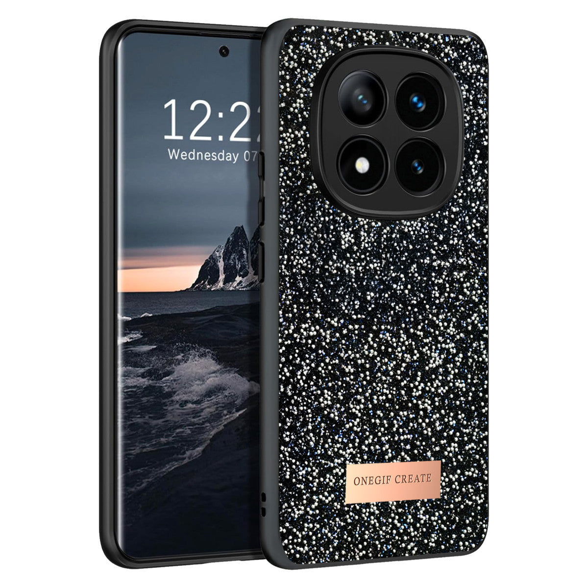 Onegif Xiaomi Redmi Note 14 Pro 4G Bright Simli Kapak
