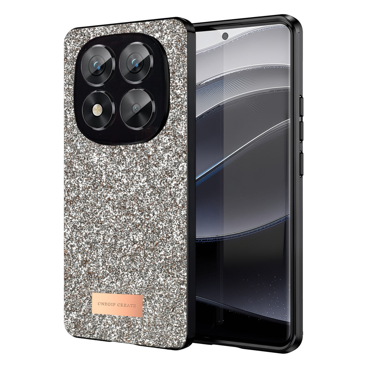 Onegif Xiaomi Redmi Note 14 Pro 5G Bright Simli Kapak