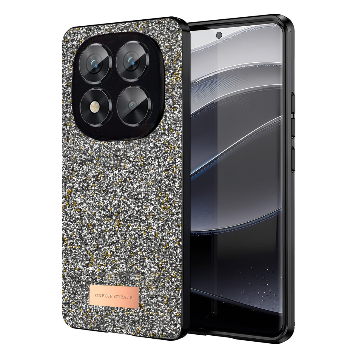 Onegif Xiaomi Redmi Note 14 Pro 5G Bright Simli Kapak