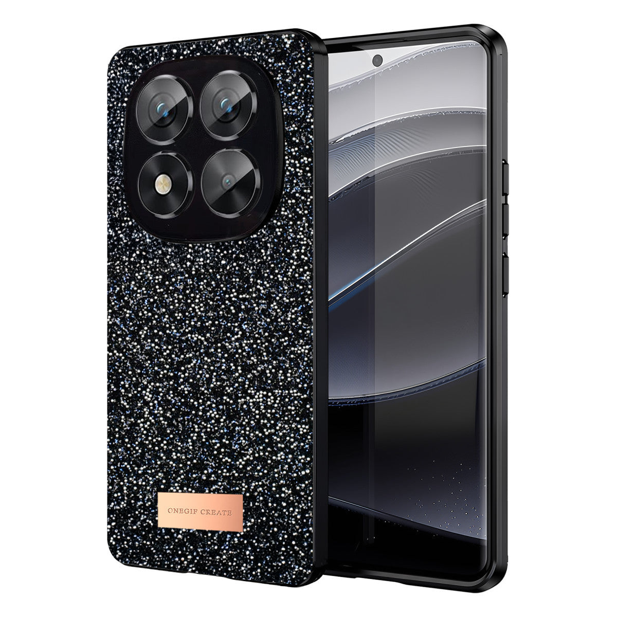 Onegif Xiaomi Redmi Note 14 Pro 5G Bright Simli Kapak