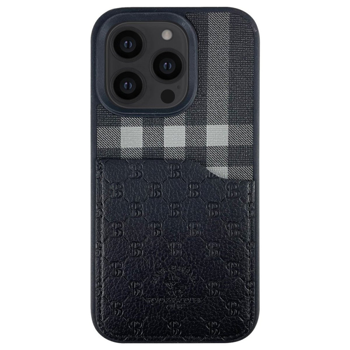 Santa Barbara Polo Racquet Club iPhone 13 Pro Max Plaid Kartvizitli Kapak