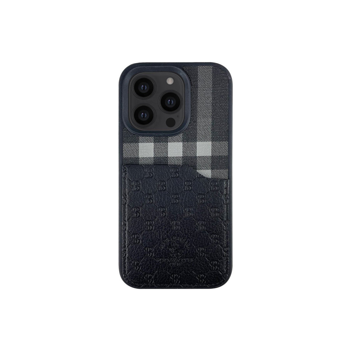 Santa Barbara Polo Racquet Club iPhone 13 Pro Plaid Kartvizitli Kapak