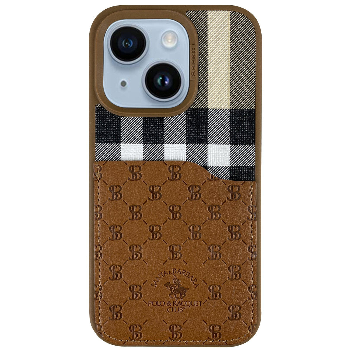 Santa Barbara Polo Racquet Club iPhone 14 Plaid Kartvizitli Kapak