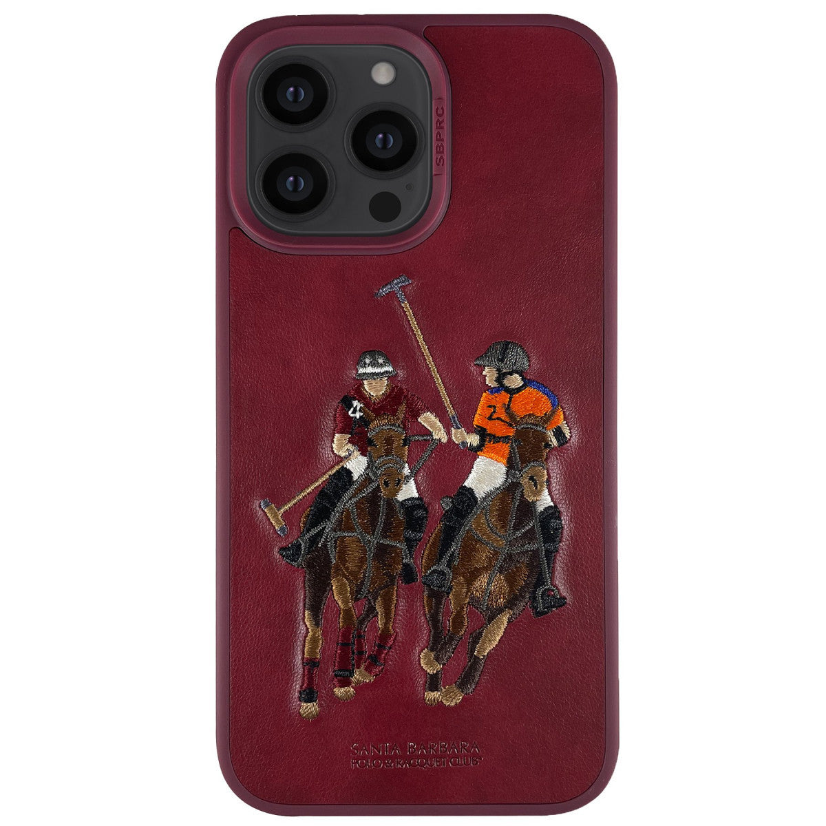 Santa Barbara Polo Racquet Club iPhone 14 Pro Max Jockey Deri Kapak