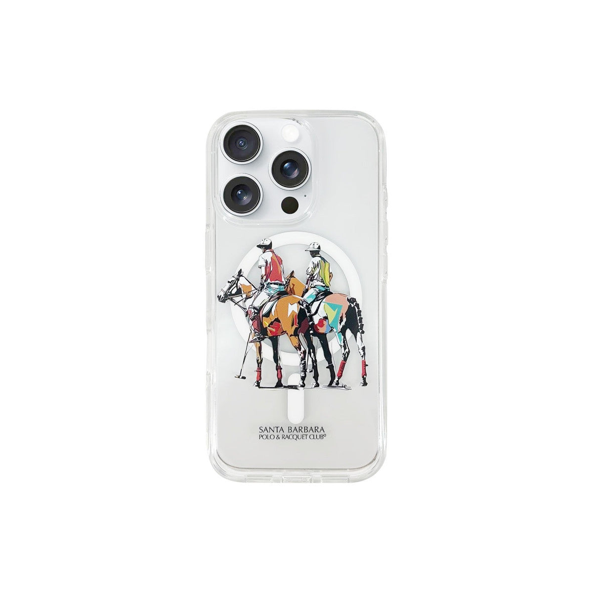 Santa Barbara Polo Racquet Club iPhone 16 Pro Willie Şeffaf Magsafe Kapak
