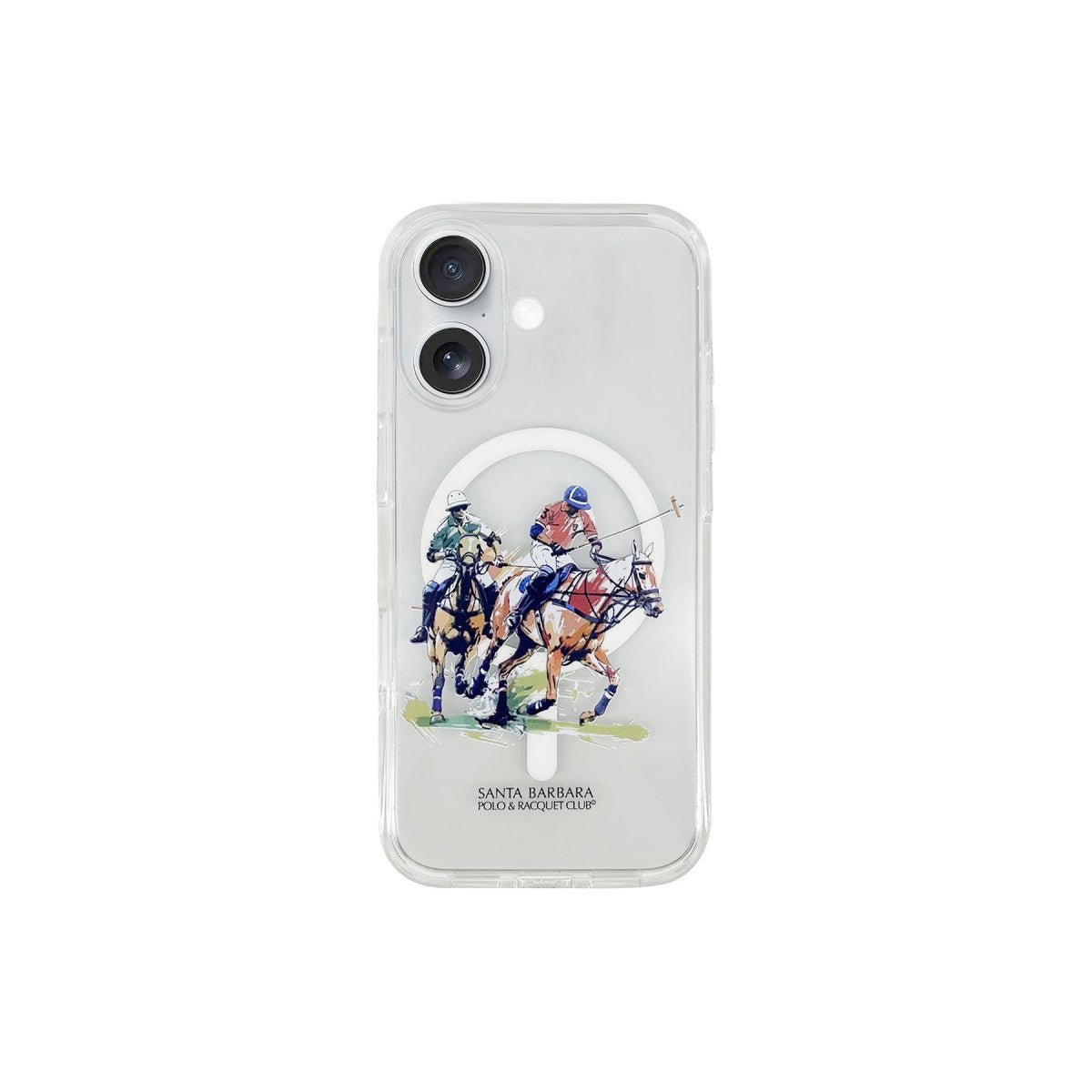 Santa Barbara Polo Racquet Club iPhone 16 Willie Şeffaf Magsafe Kapak