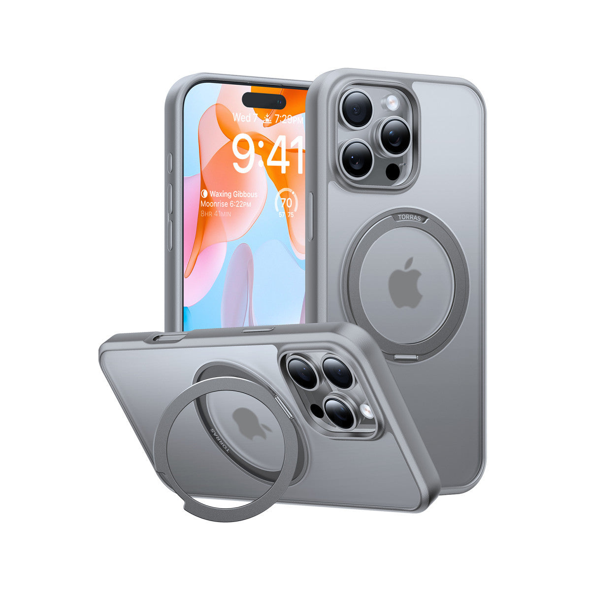 Torras Apple iPhone 16 Pro O Stand Pro Serisi Magsafe Kılıf