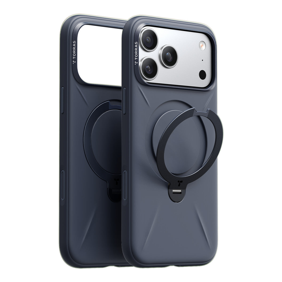 Torras Apple iPhone 17 Pro Max O Stand Spin Silicone Serisi Magsafe Kılıf