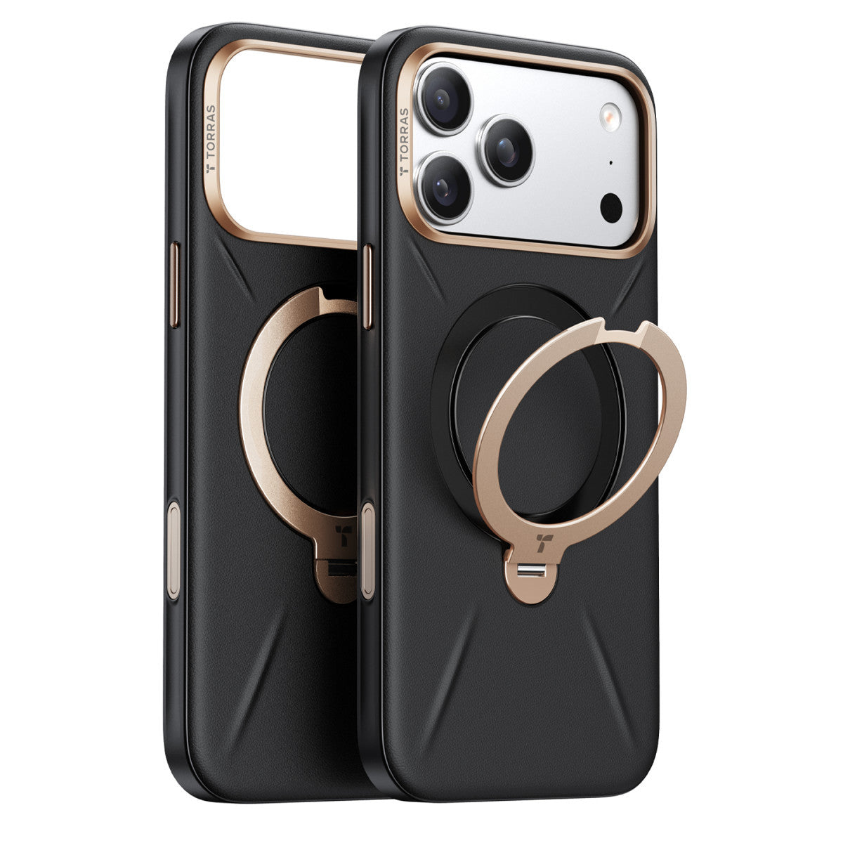 Torras Apple iPhone 17 Pro Max O Stand Spin VegSkin Serisi Magsafe Kılıf