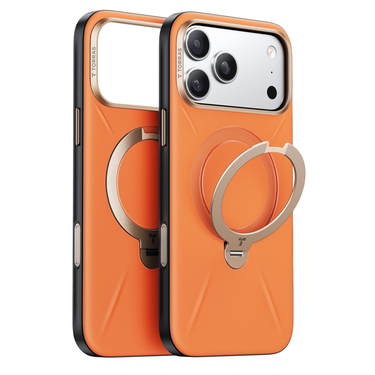 Torras Apple iPhone 17 Pro Max O Stand Spin VegSkin Serisi Magsafe Kılıf