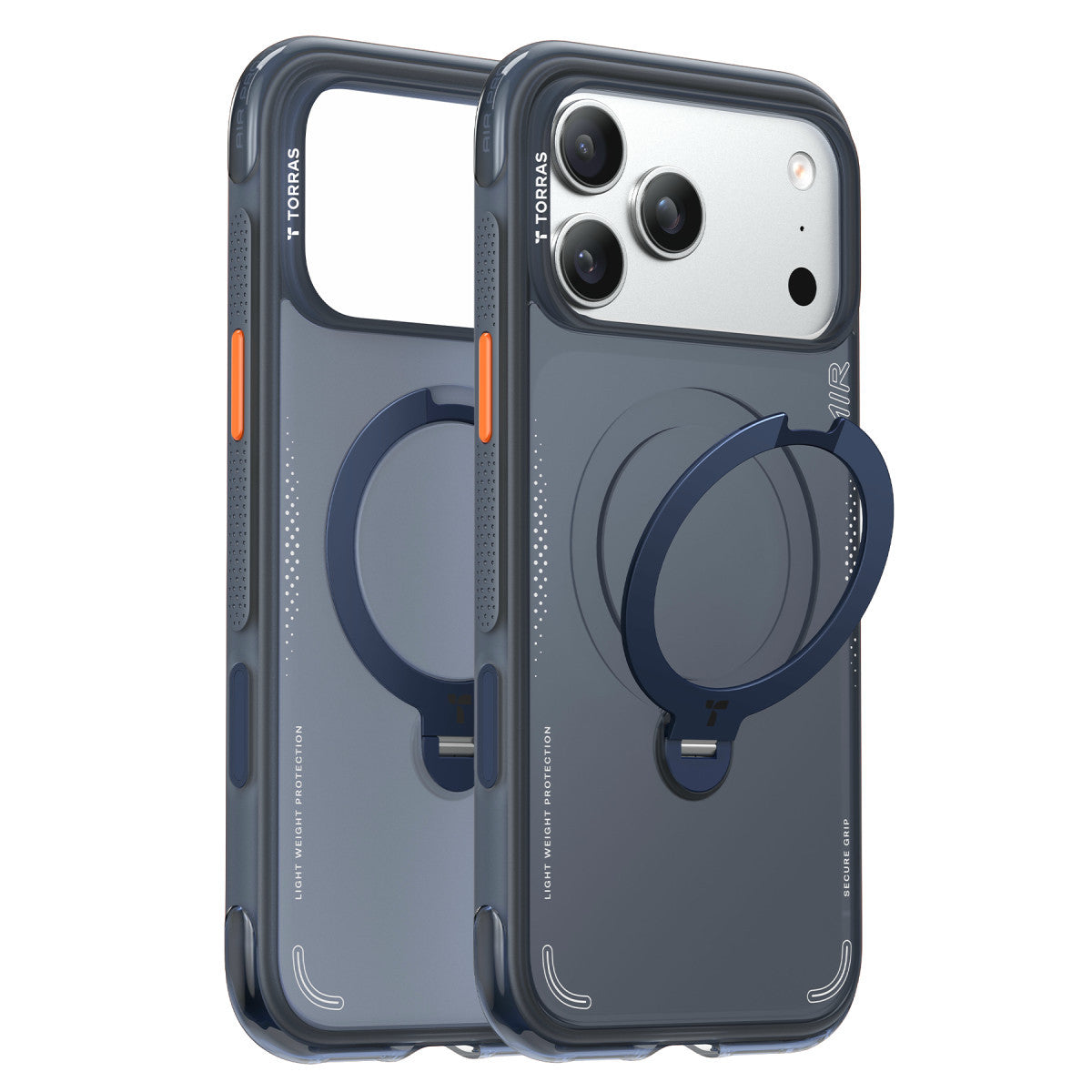 Torras Apple iPhone 17 Pro O Stand Spin Air Serisi Magsafe Kılıf