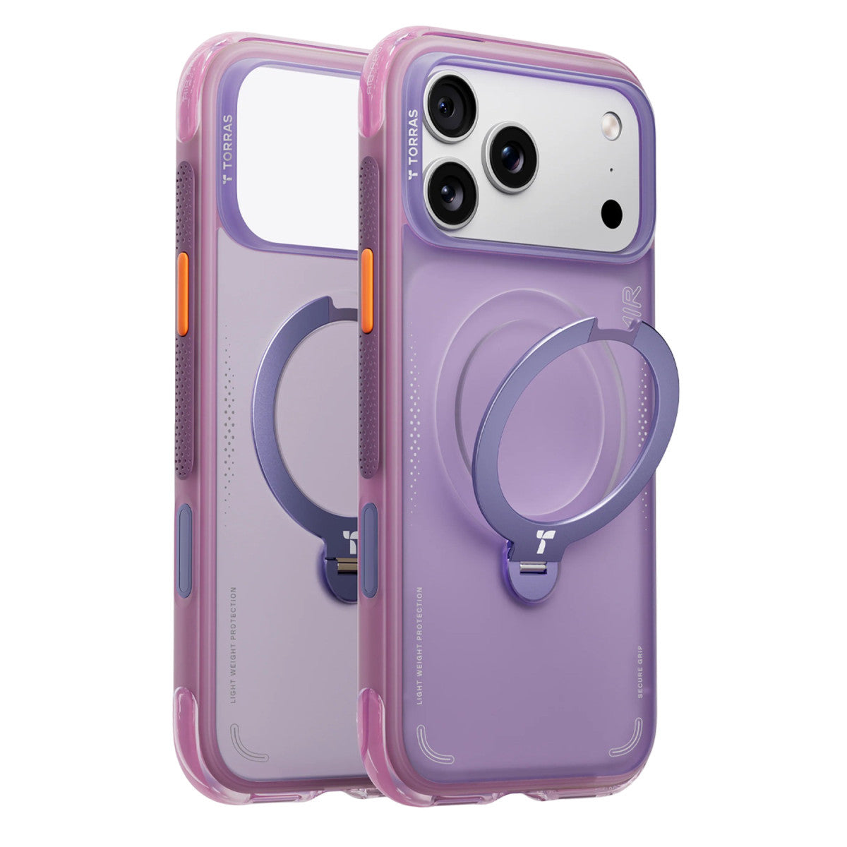 Torras Apple iPhone 17 Pro O Stand Spin Air Serisi Magsafe Kılıf