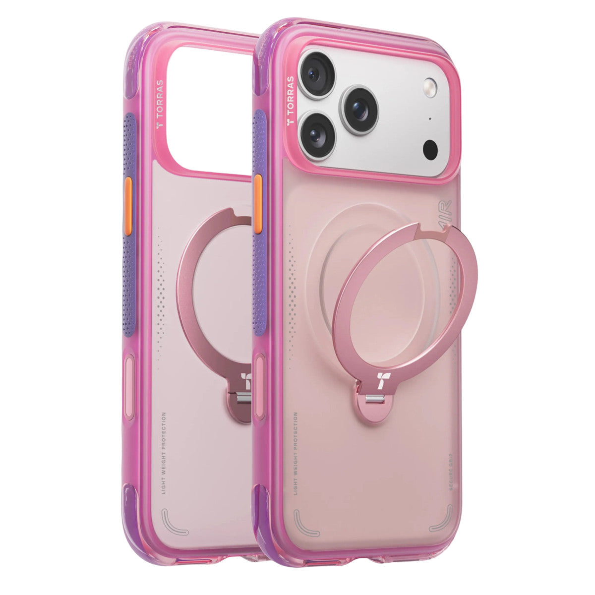 Torras Apple iPhone 17 Pro O Stand Spin Air Serisi Magsafe Kılıf