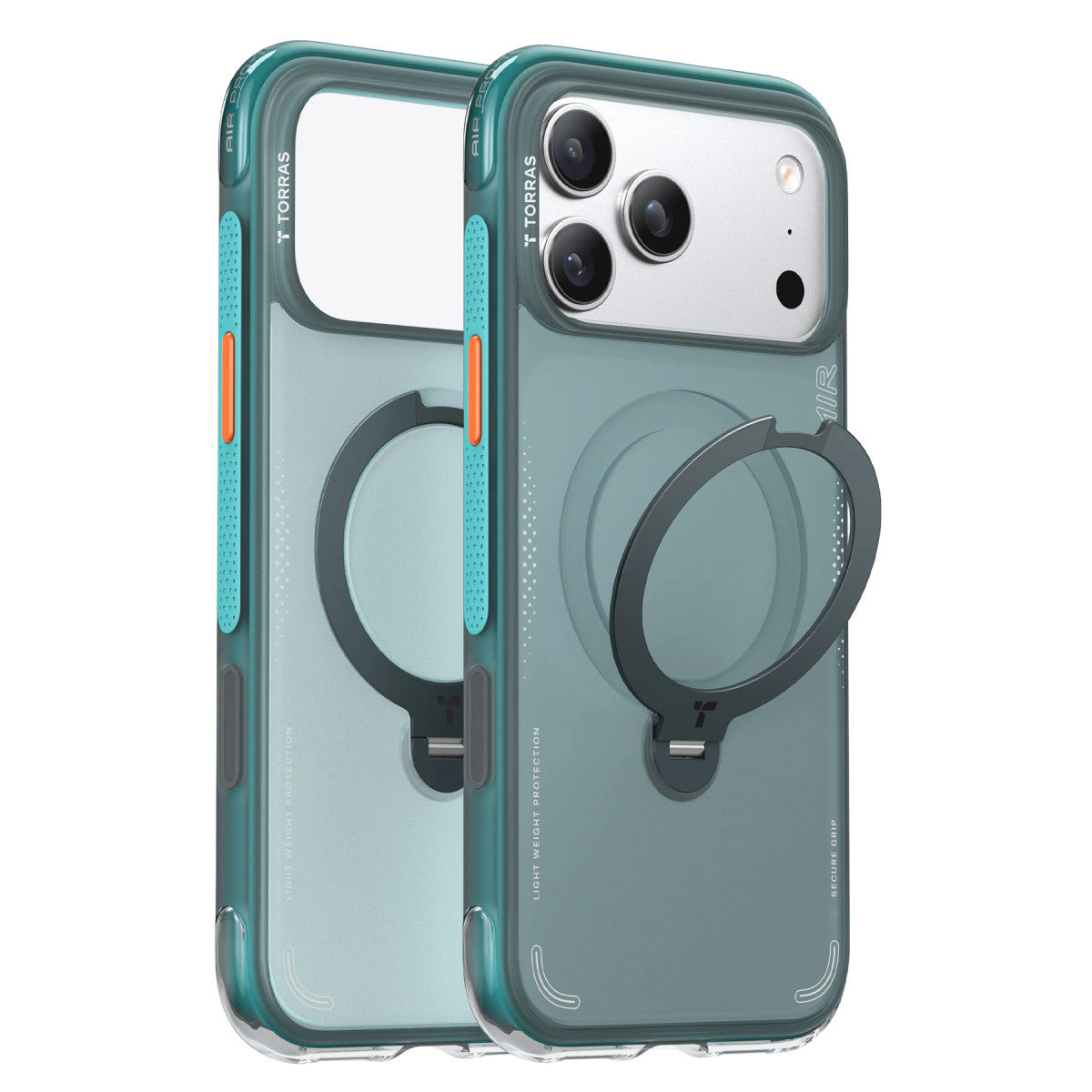 Torras Apple iPhone 17 Pro O Stand Spin Air Serisi Magsafe Kılıf