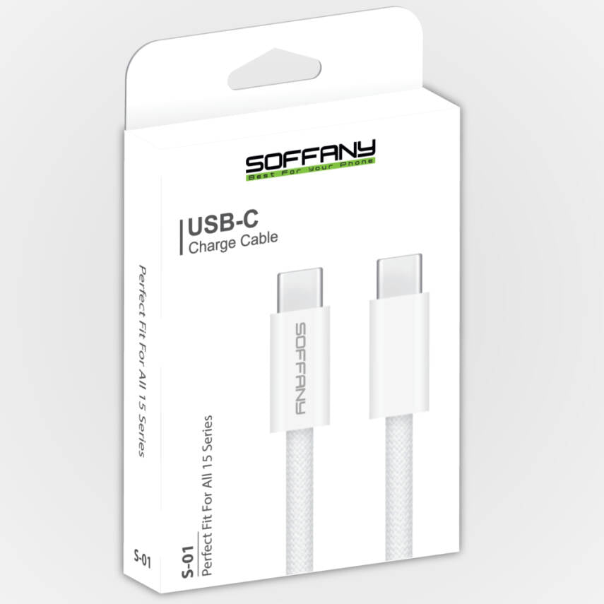 S-001 Type-C – Type-C Hızlı Şarj & Data Kablosu