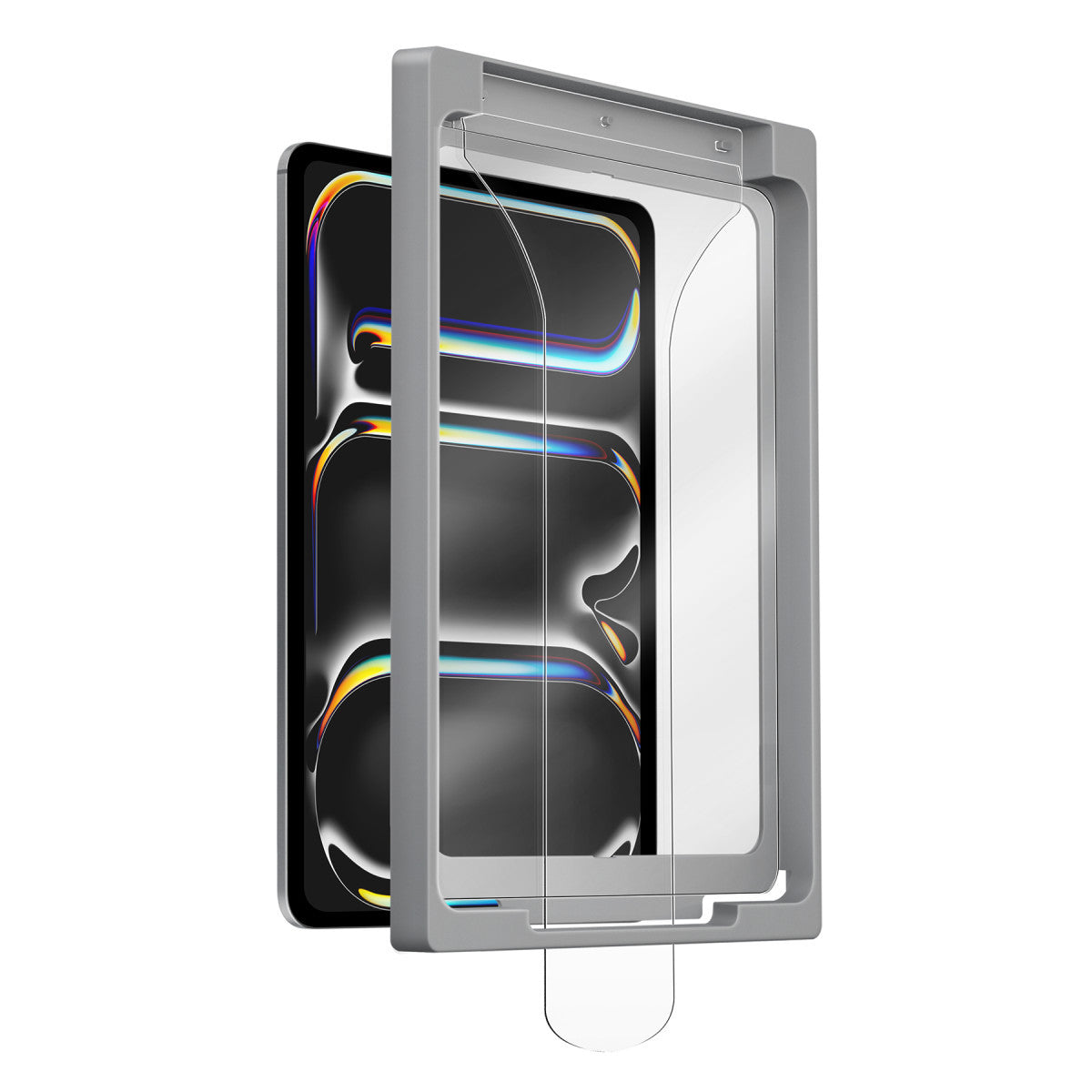 Uniq Apple iPad Pro 11 (2024) Optix Exofit Applicator HD Tablet Cam Ekran Koruyucu