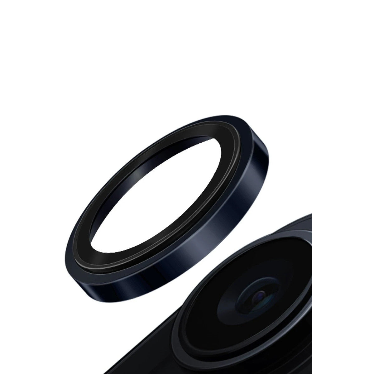 Uniq iPhone 15 Pro Optix Çelik Çerçeveli Sapphire Kamera Lens Koruyucu