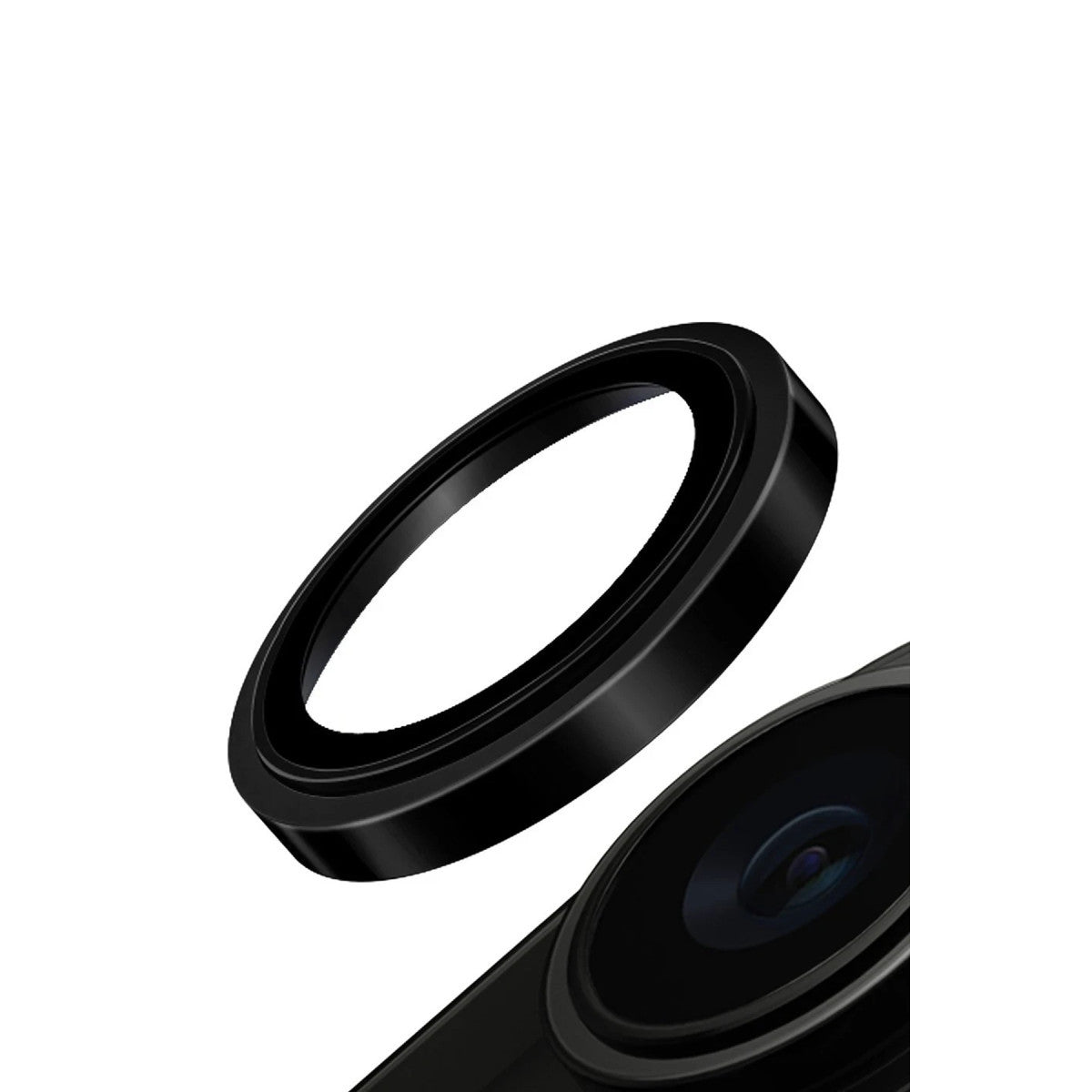 Uniq iPhone 15 Pro Optix Çelik Çerçeveli Sapphire Kamera Lens Koruyucu