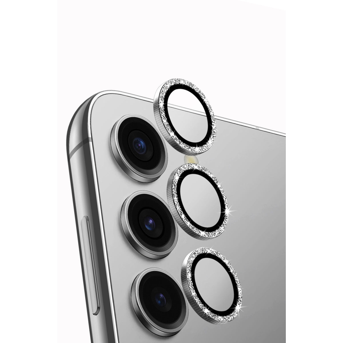 Uniq Samsung Galaxy S24 Optix Simli Alüminyum Kamera Lens Koruyucu