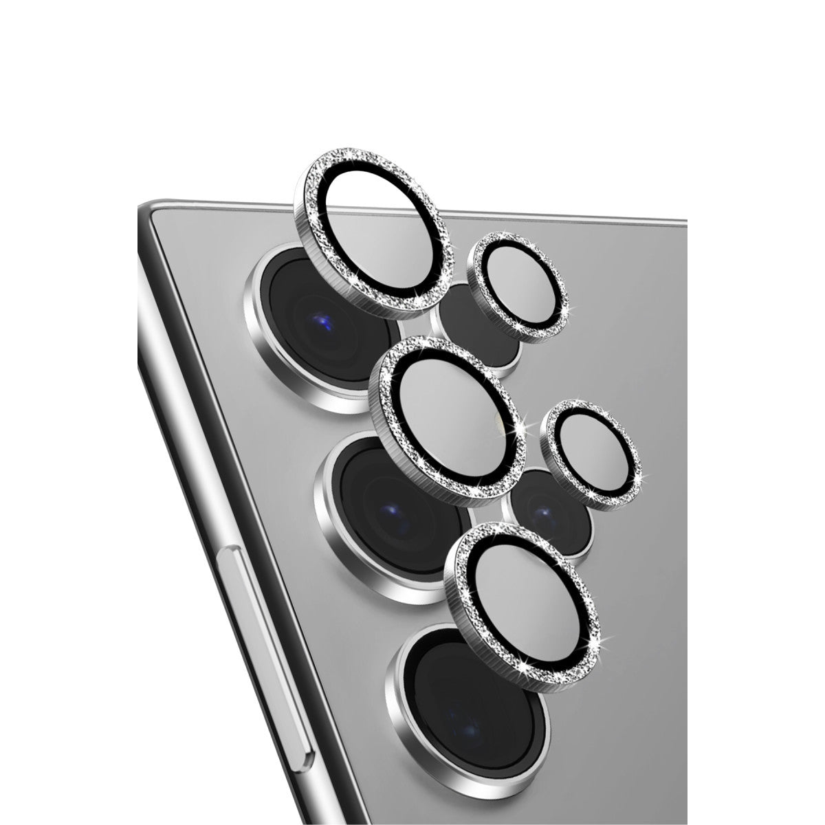 Uniq Samsung Galaxy S24 Ultra Optix Simli Alüminyum Kamera Lens Koruyucu