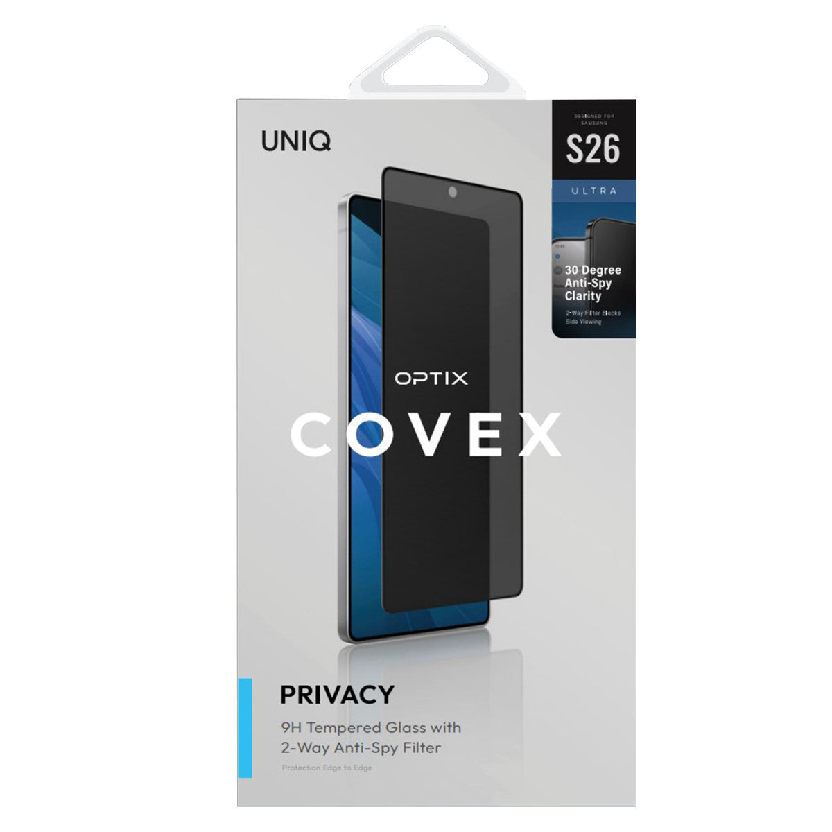 Uniq Samsung Galaxy S26 Ultra Optix Covex Hayalet Cam Ekran Koruyucu
