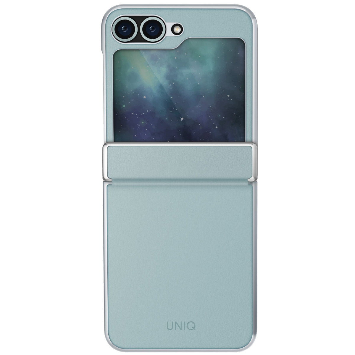 Uniq Samsung Galaxy Z Flip 6 Ora Katlanabilir Deri Kapak