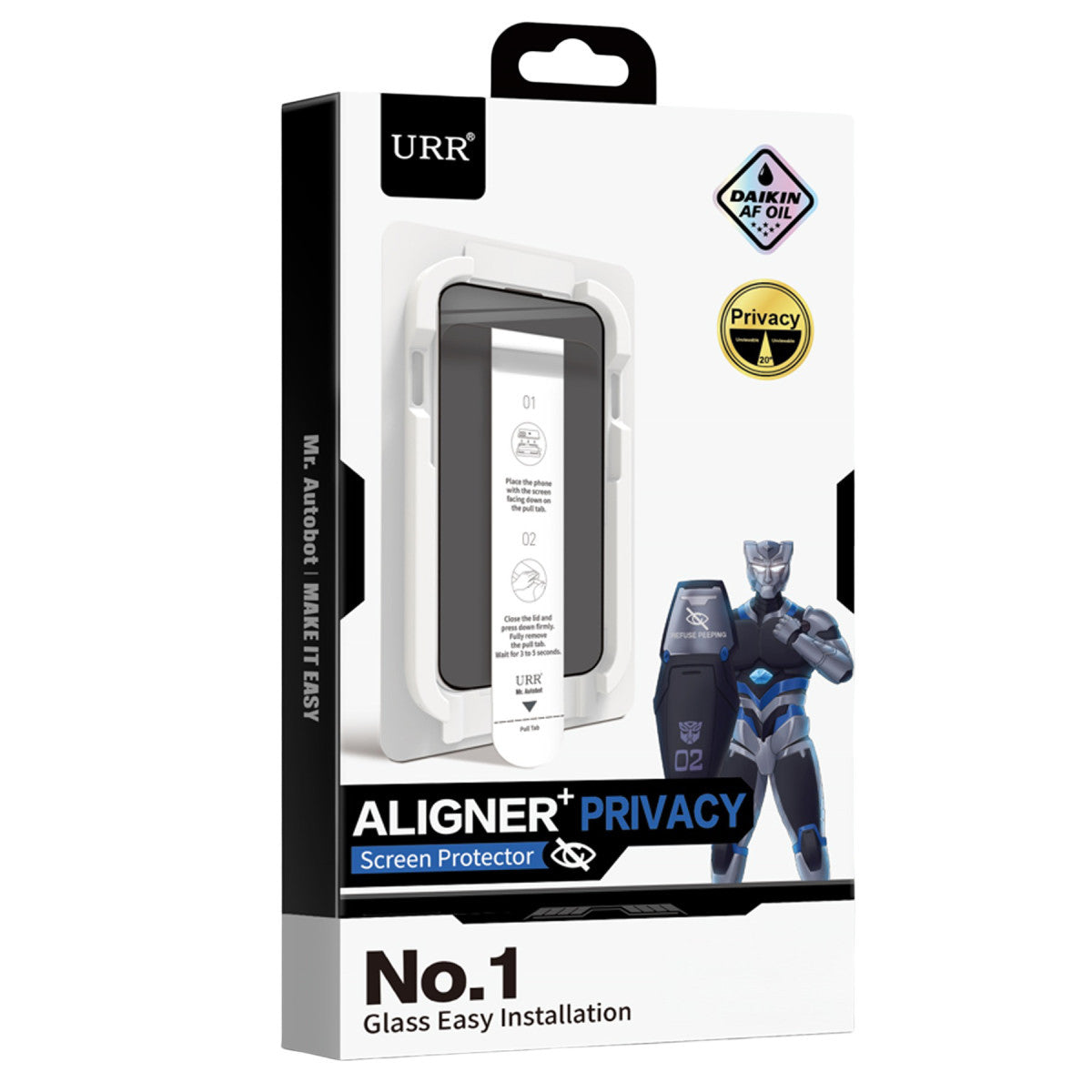 URR Apple iPhone 14 Pro Aligner+ Hayalet Cam Ekran Koruyucu