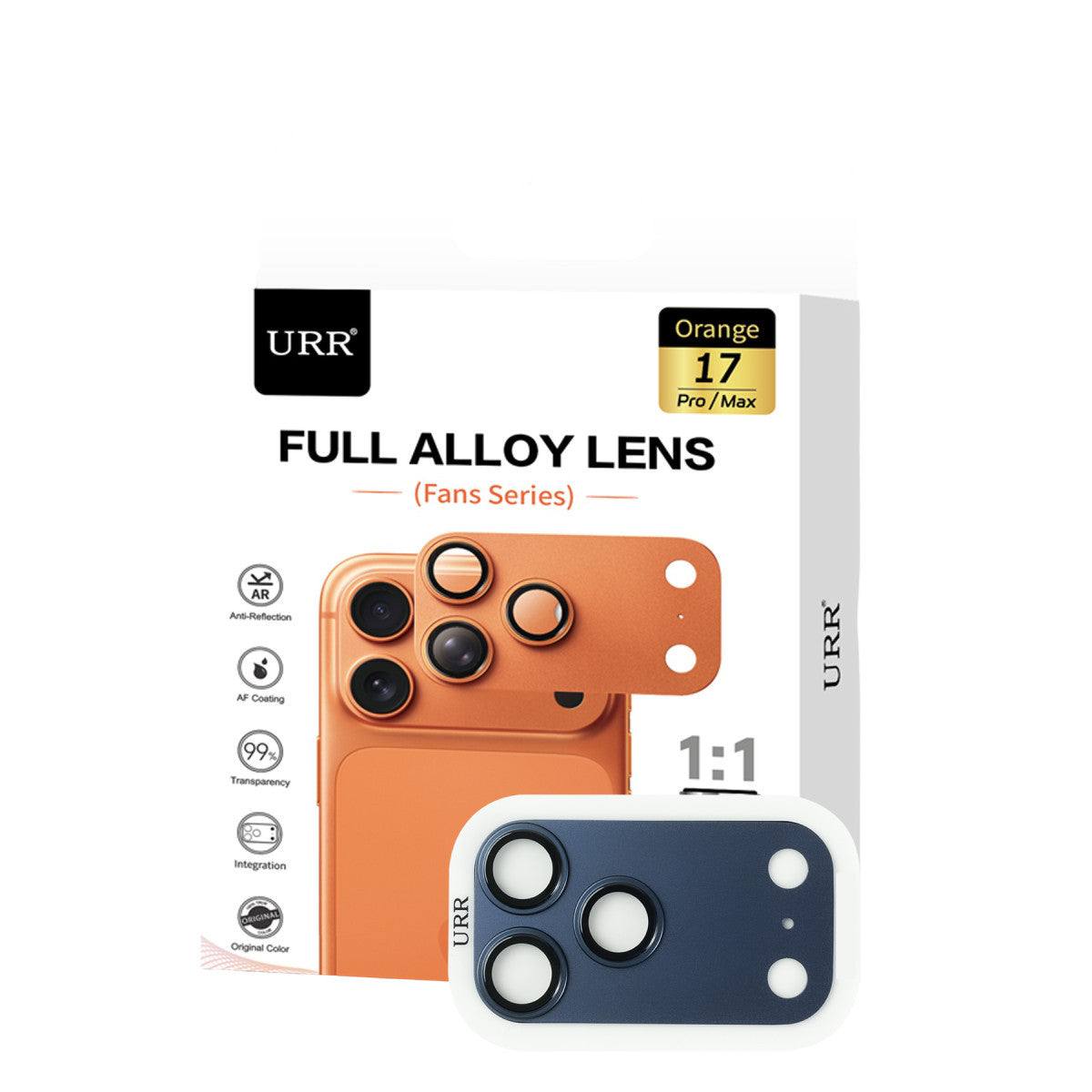 URR Apple iPhone 17 Pro Fans Series Full Alloy Kamera Lens Koruyucu