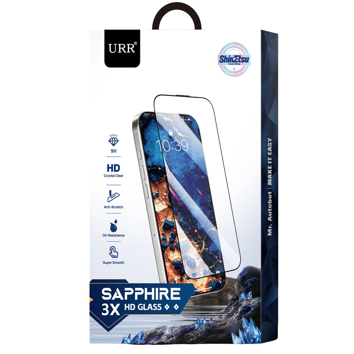 URR Apple iPhone 17 Pro Max Sapphire 3X HD Cam Ekran Koruyucu