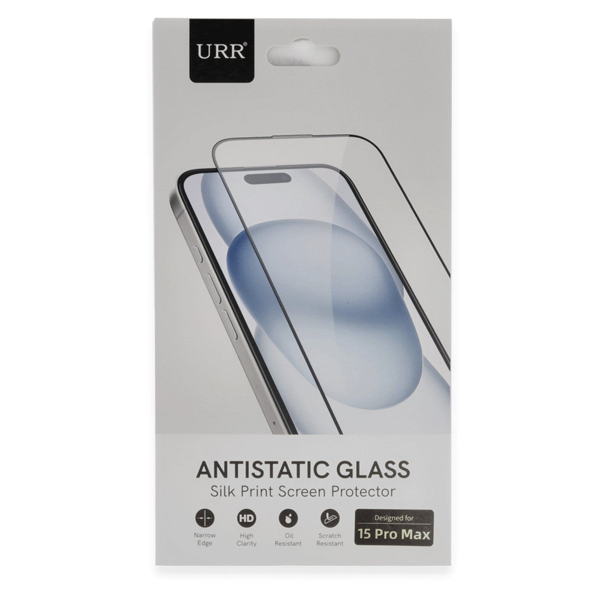 URR iPhone 15 Pro Max 2.5D Antidust HD Cam Ekran Koruyucu