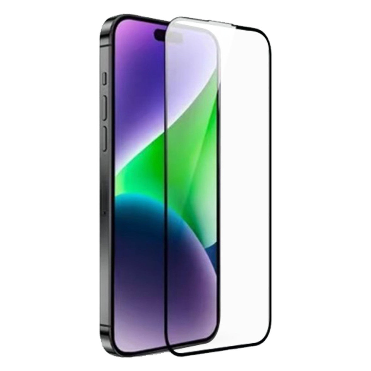 URR iPhone 15 Pro Max 2.5D Antistatik Silkscreen Cam Ekran Koruyucu