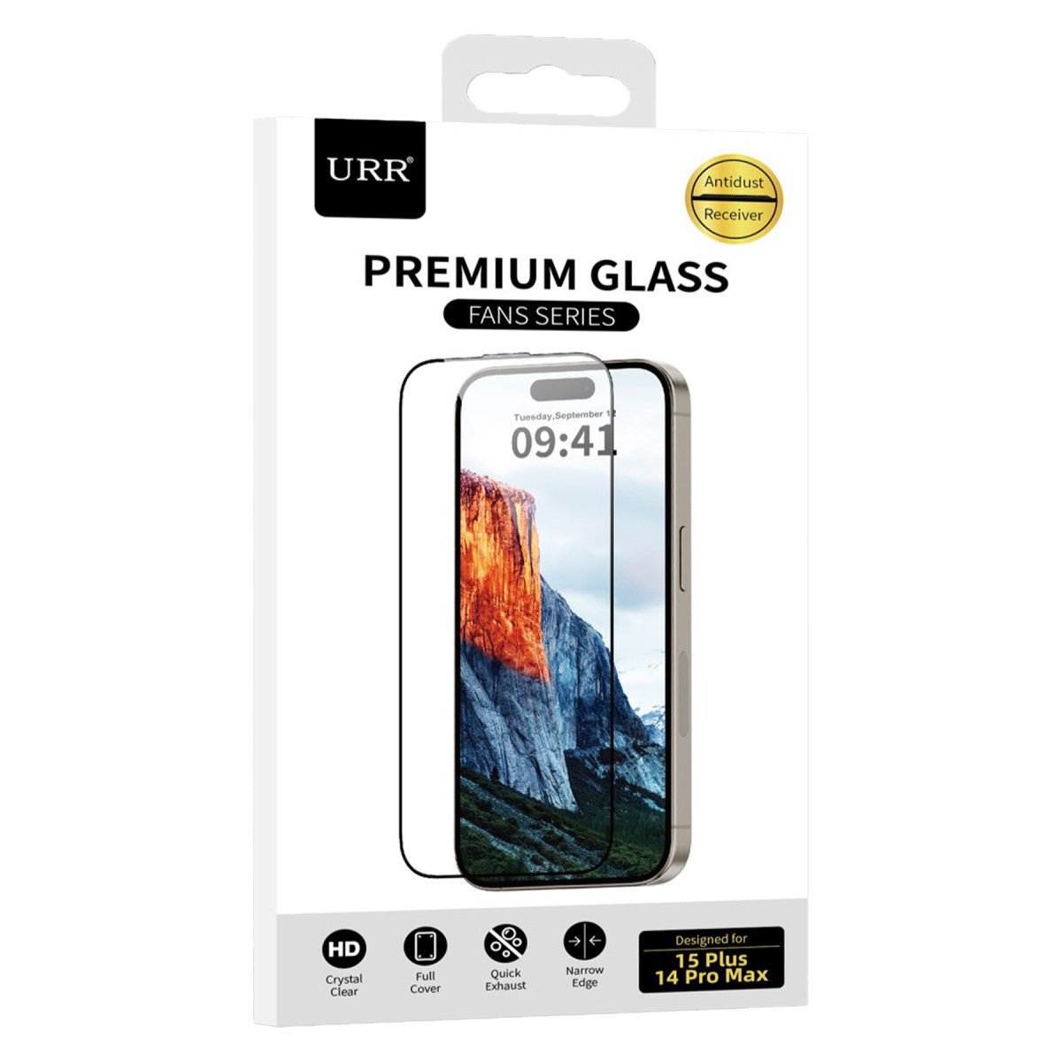 URR iPhone 15 Pro Max Fans Series Premium HD Cam Ekran Koruyucu