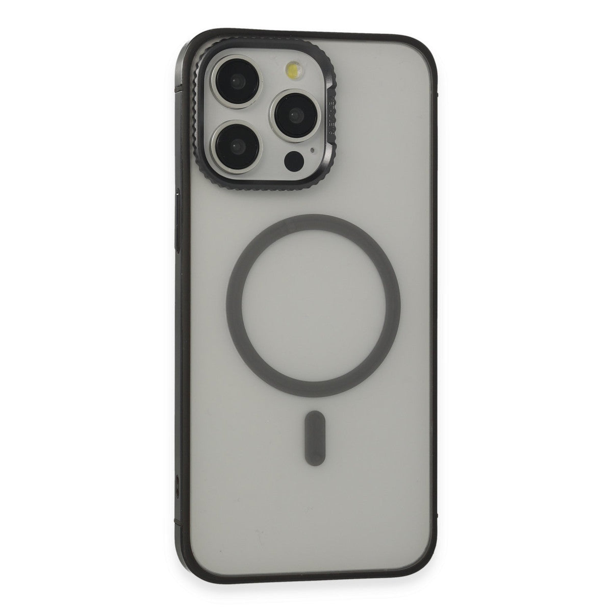 URR iPhone 15 Pro PVDSS Lens Titanium Edge Magsafe Kapak