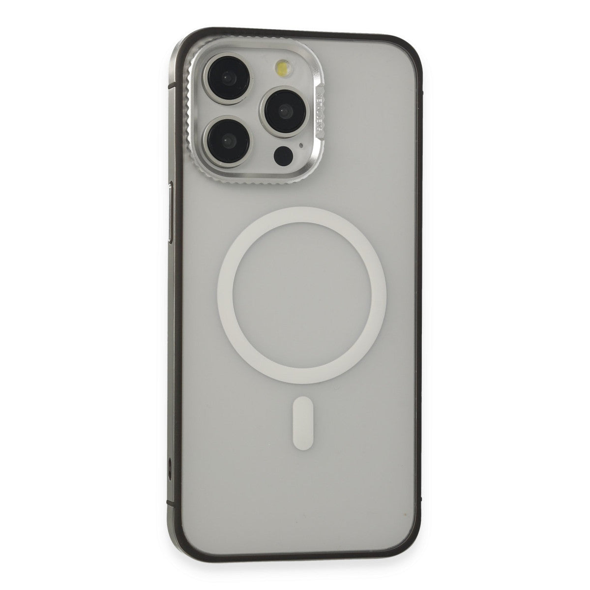 URR iPhone 15 Pro PVDSS Lens Titanium Edge Magsafe Kapak
