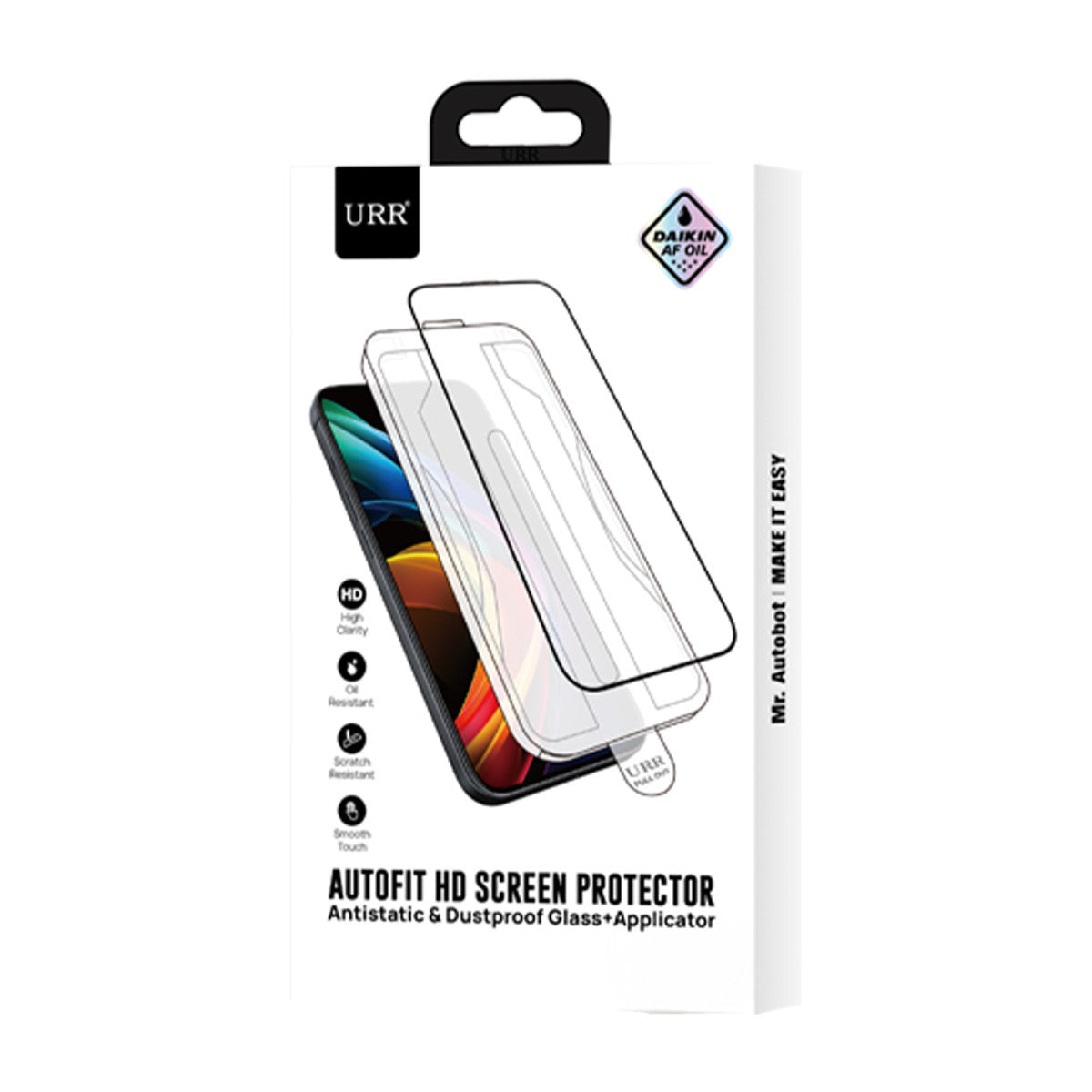 URR iPhone 16 AutoKit Antidust HD Cam Ekran Koruyucu