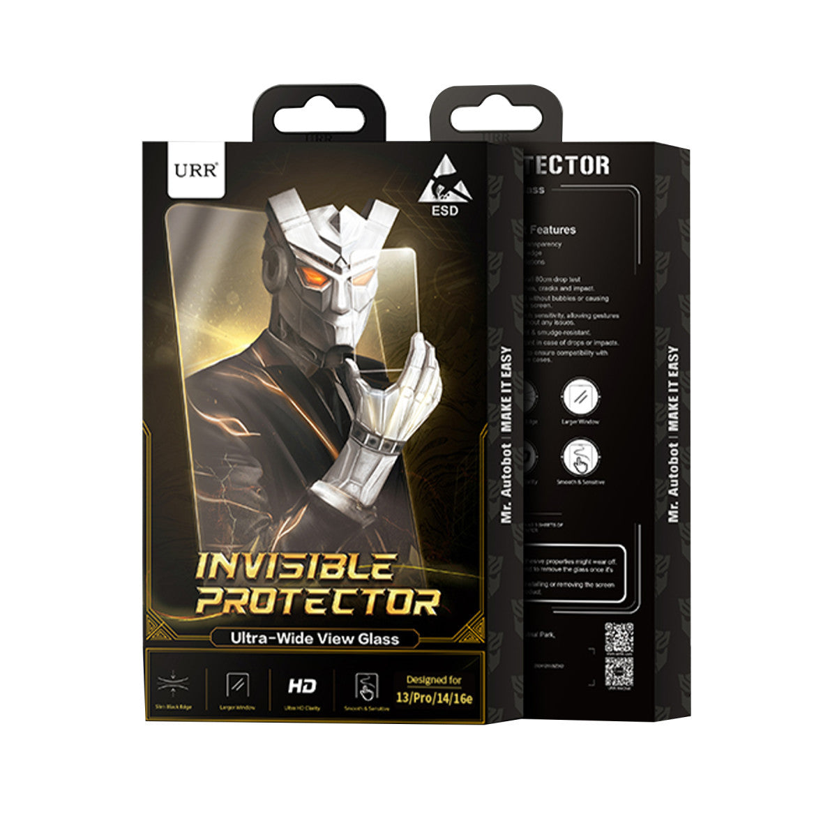 URR iPhone 16 Pro Max Invisible Ultra Wide View HD Cam Ekran Koruyucu