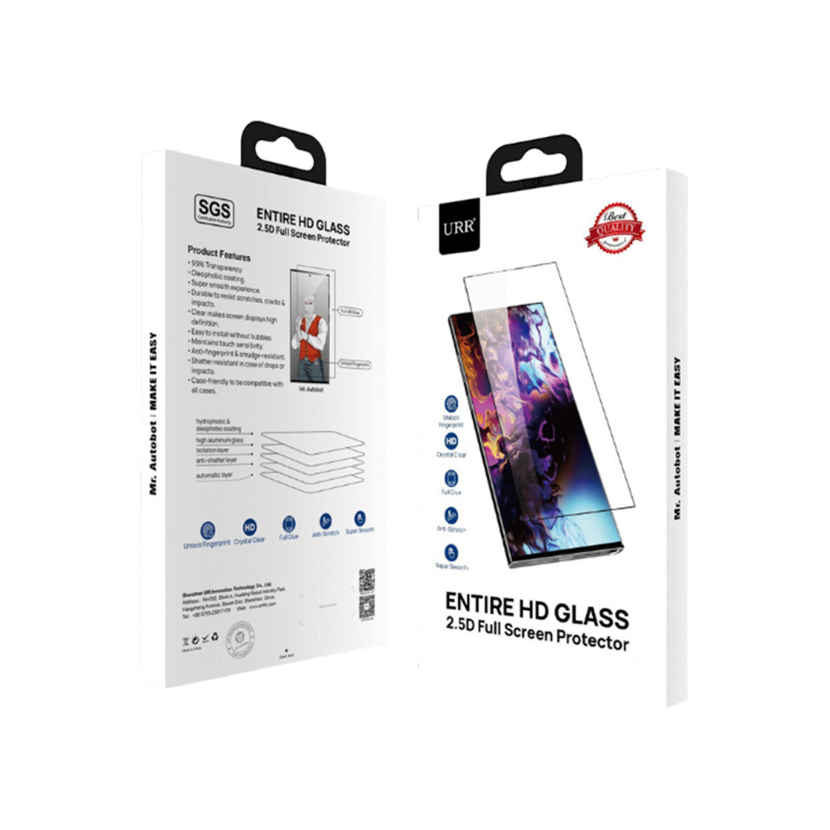 URR Samsung Galaxy S25 Ultra 2.5D Entire HD Cam Ekran Koruyucu