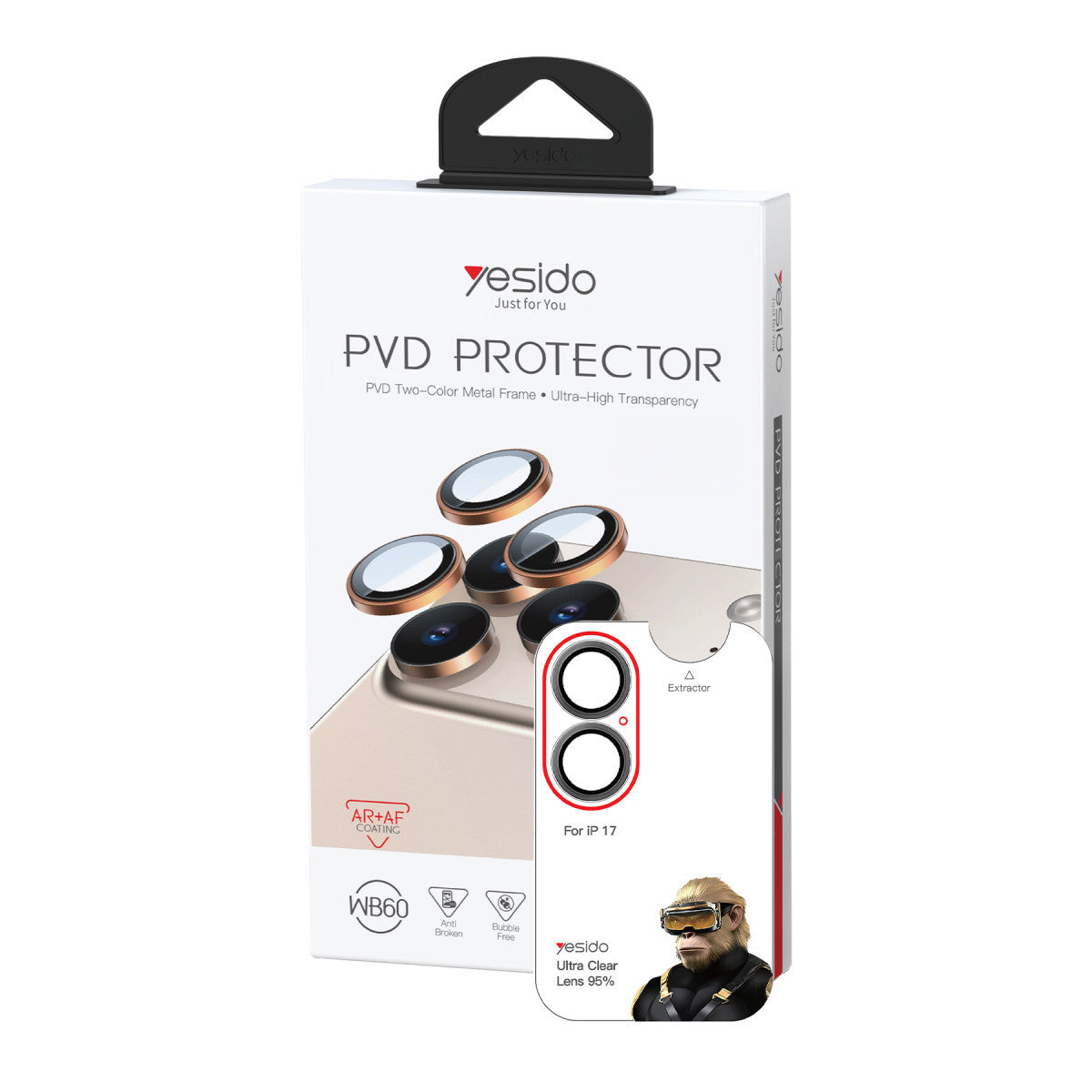 Yesido Apple iPhone 17 WB60 Metal Kamera Lens