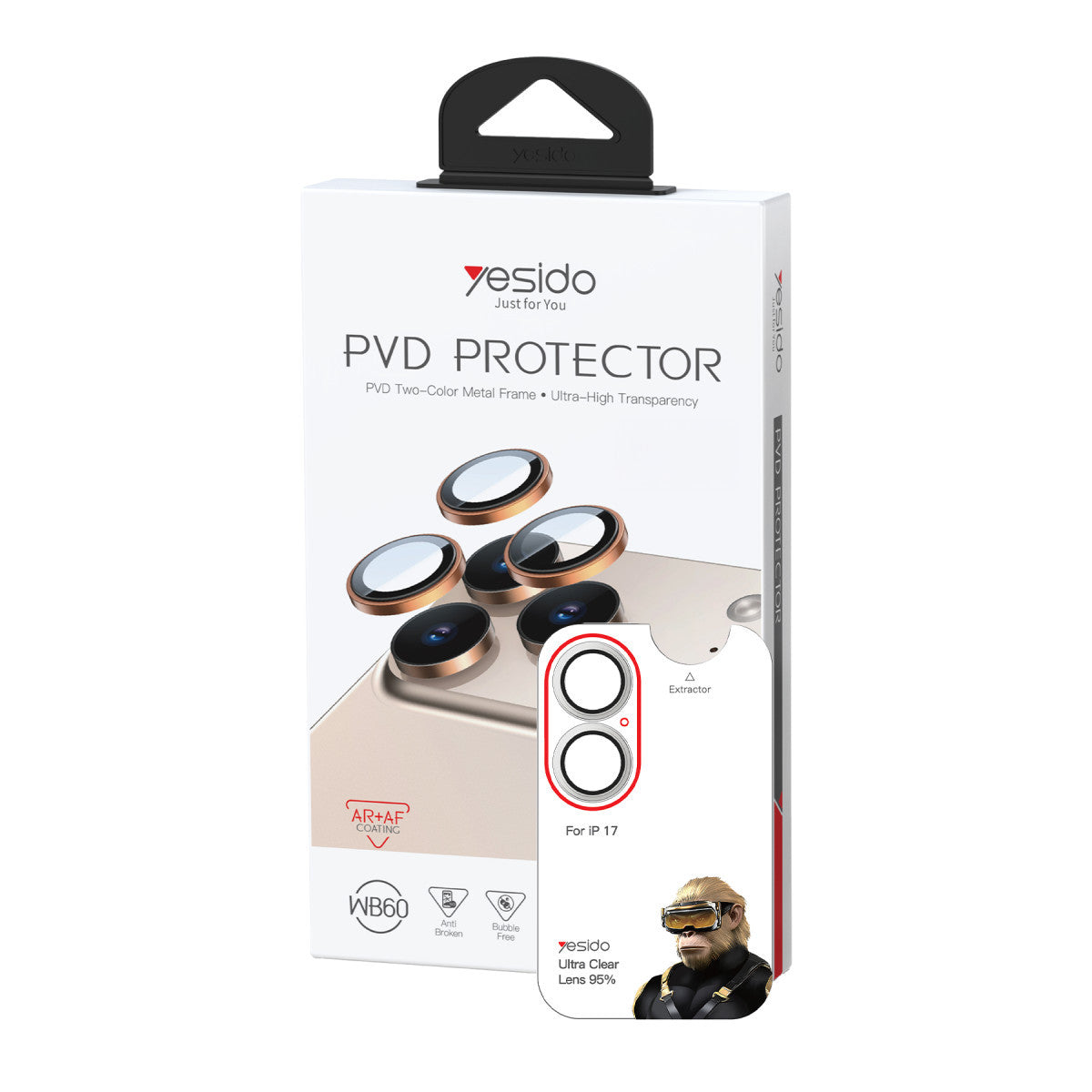 Yesido Apple iPhone 17 WB60 Metal Kamera Lens