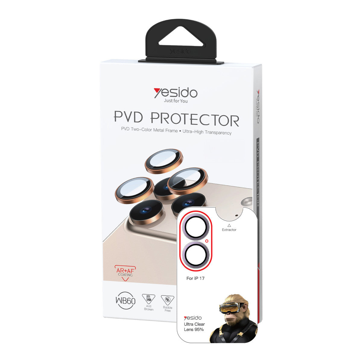 Yesido Apple iPhone 17 WB60 Metal Kamera Lens