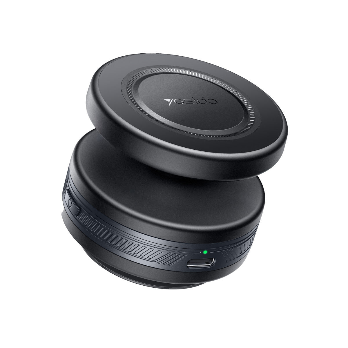 Yesido C224 Elektrik Vantuz Özellikli 360 Dönen Manyetik Araç Tutucu