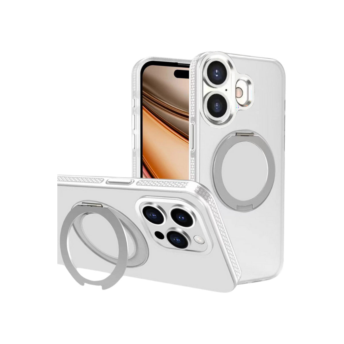 Yesido iPhone 16 Plus PC17 Roza Magsafe Standlı Kapak