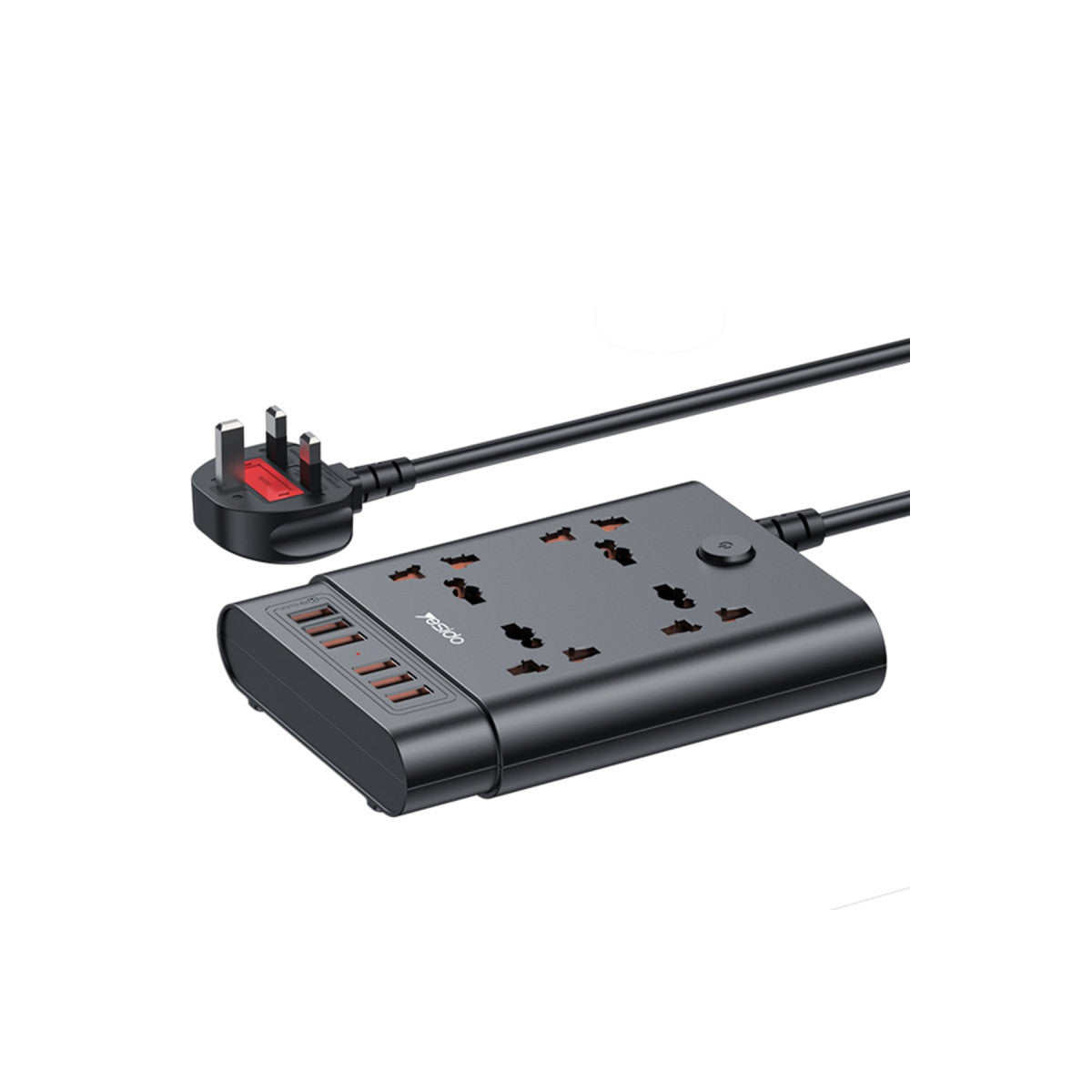 Yesido MC08 10in1 6 Adet Usb ve 4 Adet Priz Dönüştürücü 1.8M