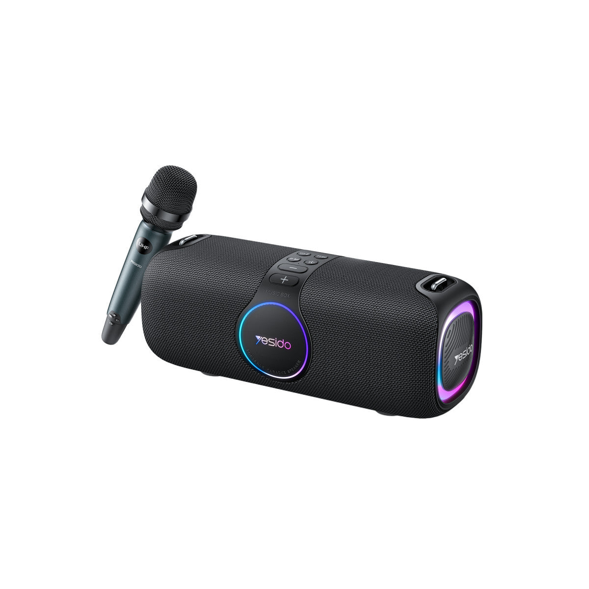 Yesido YSW21 2 Adet 40W ve 2 Adet 20W Dahili Hoparlörlü Harici Mikrofonlu BT 5.0 RGB Kablosuz Hoparlör