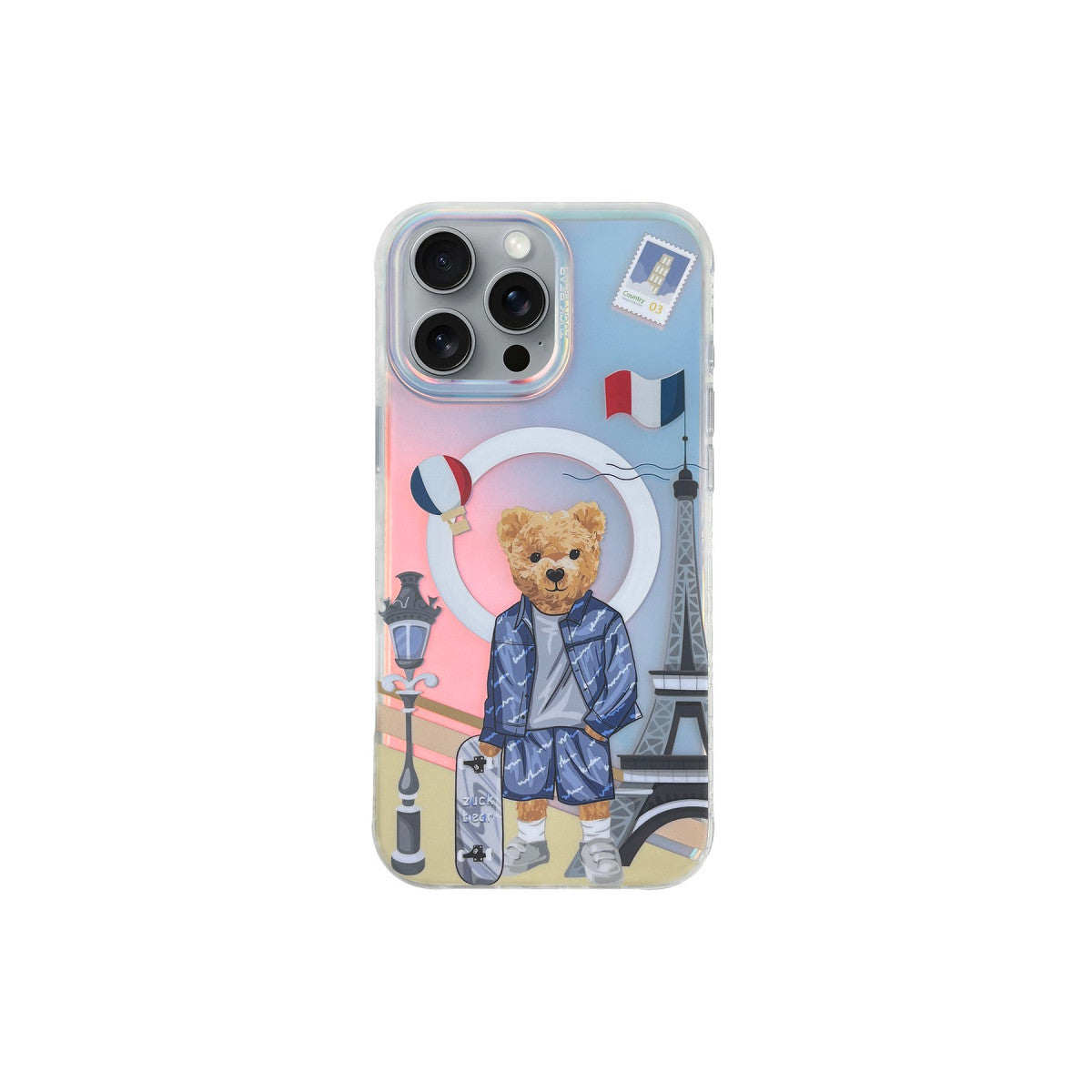 ZuckBear iPhone 16 Pro Darnell Frosted Laser Magsafe Kapak