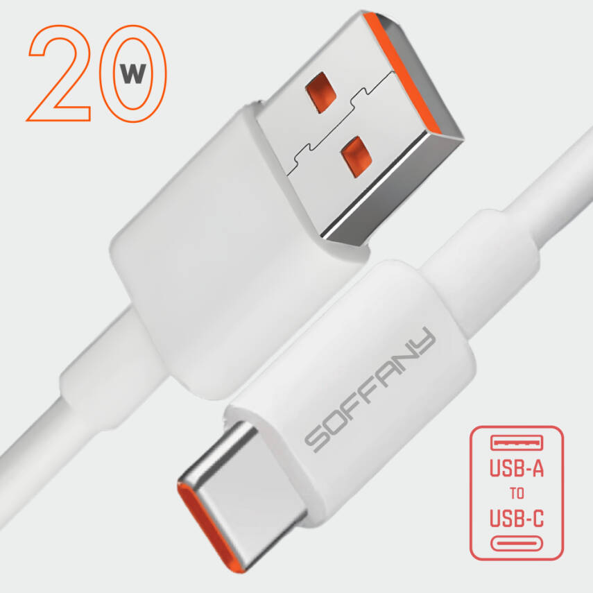 SY-290 20W USB-A / USB-C USB Data Kablosu