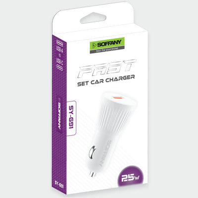 SY-691 25W Type-C Araç Şarj & Data Kablosu
