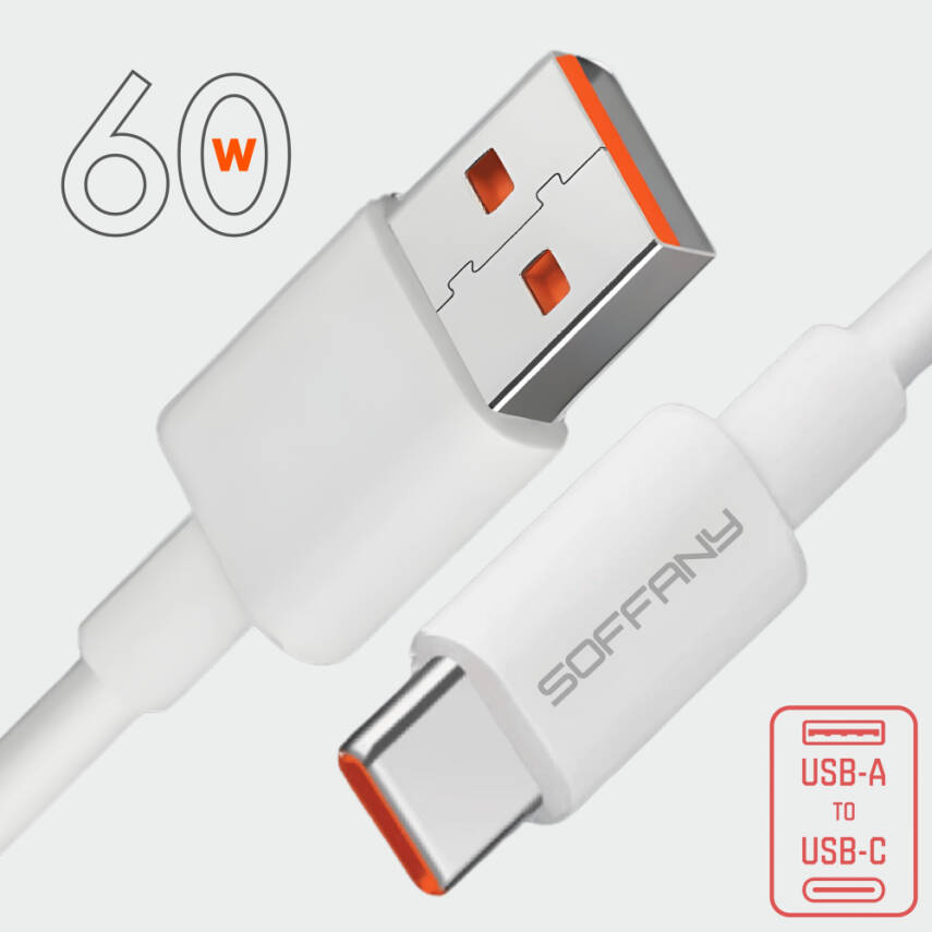 SY-280 60W USB-A / USB-C USB Data Kablosu
